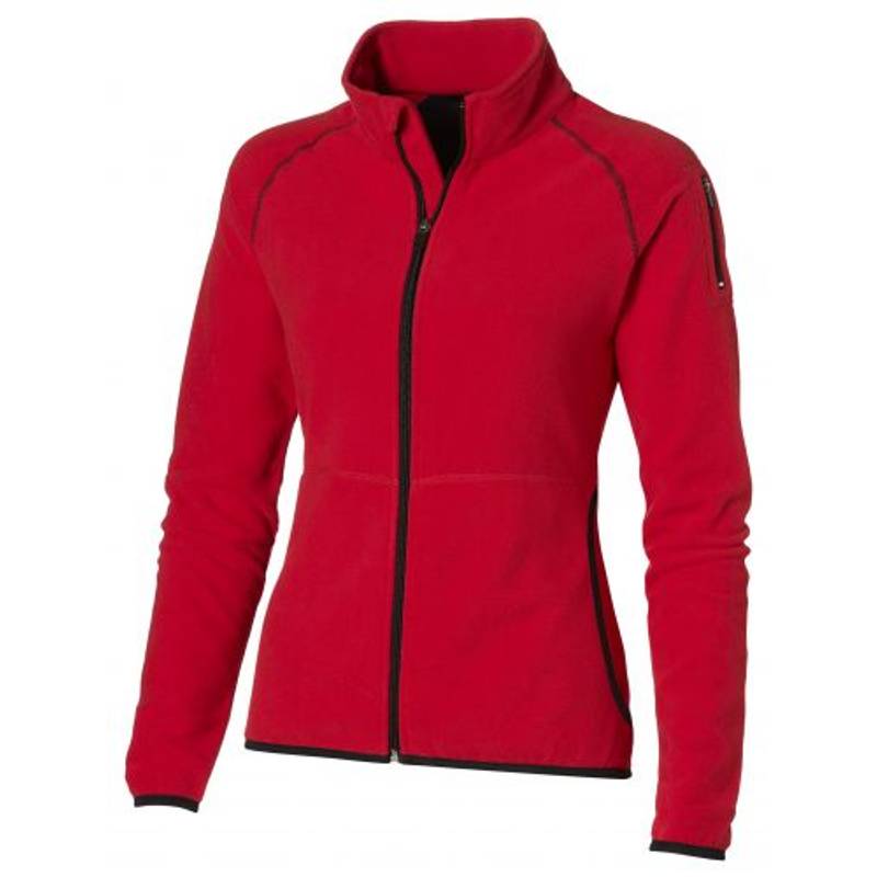 SLAZENGER DROP SHOT LADIES MICRO FLEECE JACKET červená S SLAZENGER DROP SHOT LADIES MICRO FLEECE JACKET červená S